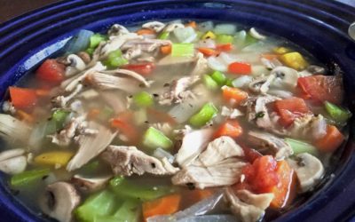 Josephine’s Petite Cucina: Hearty Turkey Soup, Summer Savory and Vegetables
