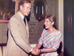 1984 with President George H.W. Bush (White House)