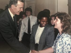 1992 - Meeting President George H.W. Bush (U.S. Capitol)