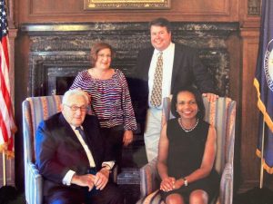 2011 - with Secretaries of State Condoleezza Rice & Henry Kissinger