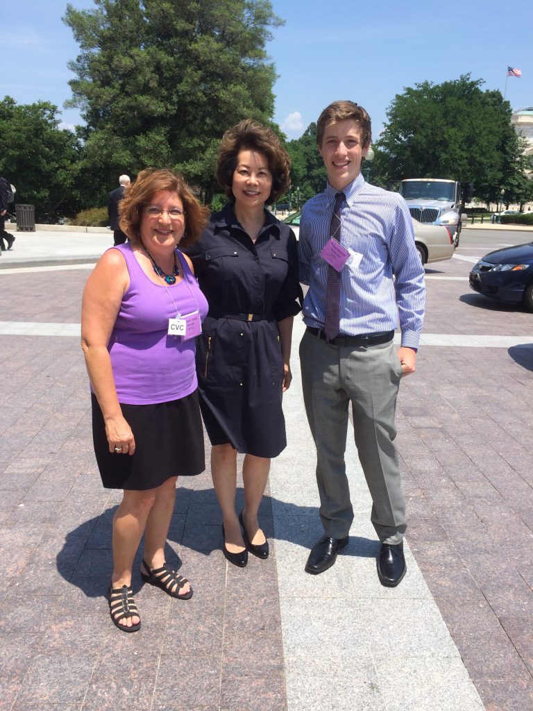2014 - With Secretary Elaine Chao & Michael Lloyd